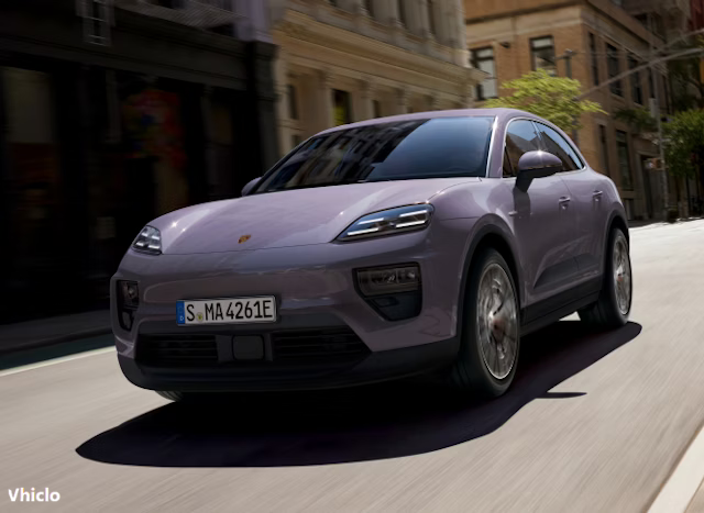 Porsche Macan 4 on the street