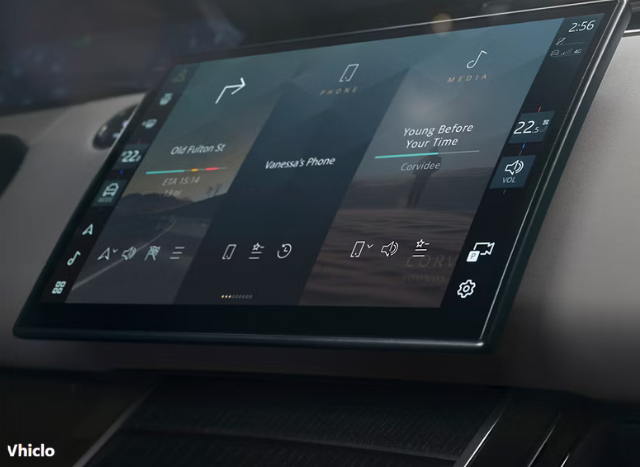 Range Rover's Electric Car Interior