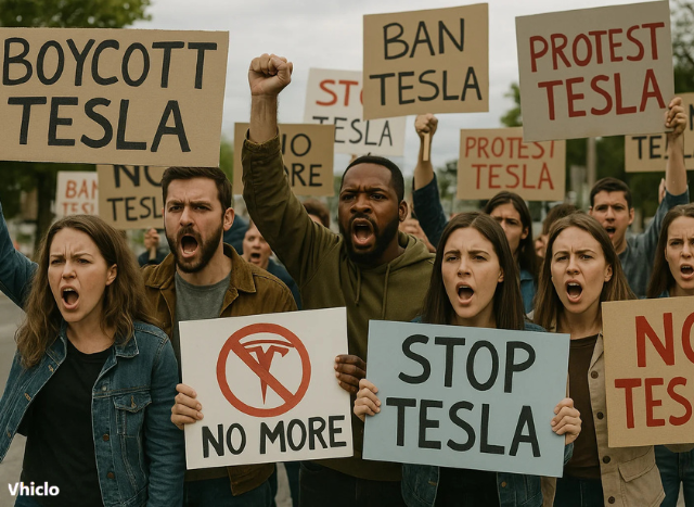 Tesla Protests