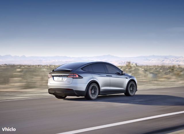 Tesla on Highway